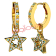 Bjt282 orecchini ginevra 12 gold plated
