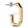 Bjt286 orecchini lidia 12x2 gold plated