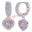 Bjt314 orecchini alma rose stainless steel