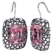 Bjt332 orecchini arielle rosa stainless steel
