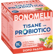 Bonomelli tisana con probiotico dopo pasto in filtri 20 g te
