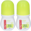 Borotalco deo roll attivo giallo set da 2 2x50 ml roll-on