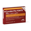 Carobin pet forte mini 15 compresse mangime complementare cani e gatti per disturbi intestinali
