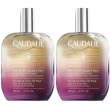 Caudalie olio trattante lisciante & luminosita 2x100 ml