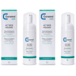 Ceramol acne actiseb mousse detergente set da 2 2x150 ml