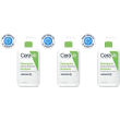 Cerave crema schiumogena detergente idratante 3x473 ml