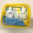 Cerave pochette solari detersione protezione solare idratante invisibile spf50+ 75 ml + lozione idratante 88 ml + detergente idratante 88 ml