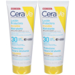 Cerave protezione solare idratante invisibile spf30 75ml 2x75 ml