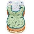 Chicco bavagl pap 6m+ 3 pezzi neutre