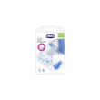 Chicco gommotto+clip boy 6-16 silb