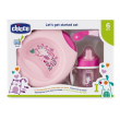 Chicco setole pappa 6m+ rosa c/cucchicco