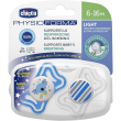 Chicco succh.light azz.sil.6-16m2p