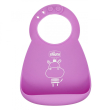 Chicco bavaglia silicone rosa