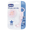 Chicco clip universale rosa 1 pezzo