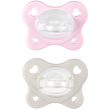 Chicco dual soft succhietto rosa 2-6 mesi 2 pezzi