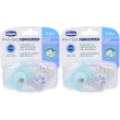 Chicco physioforma light succhietto azzurro 2-6 mesi 2x1 st