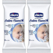 Chicco® salviettine salva ciuccio set da 2 2x16 pc salviette