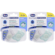 Chicco succhietto micro lumi silicone 0-2m 2x1 st