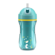 Chicco - tazza antigoccia con cannuccia 14m+ azzurra confezione 1 pezzo