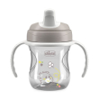 Chicco - tazza training grigia 6m+ - sistema antigoccia confezione 1 pezzo
