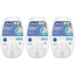 Chicco tettarella perfect 5 0m in silicone 1 foro 2 pezzi st
