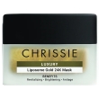 chrissie luxury liposome gold 24k mask maschera viso in gel antietà e illuminante, 50 ml