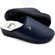 Ciabatte sanitarie da donna pantofole con tomaia microforata blu ff 1