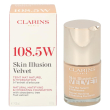 Clarins skin illusion velvet fondotinta 108.5w 30 ml cashew crem