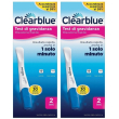 Clearblue test di gravidanza con rilevazione rapida set da 2 2x2 pz te