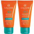 Collistar crema viso solare protezione attiva spf 50+ 2x50 ml