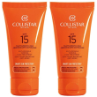 Collistar trattamento viso abbronzante antirughe spf15 2x50 ml