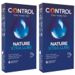 Control nature xtra lube 2x6 pz preservativi