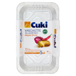 Cuki cuoce vaschette alluminio doppia forza riciclabili 4 porzioni 4 pezzi