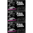 Curaprox black is white to go chewing gum sleeve 12 pezzi 3x12 pz gomm
