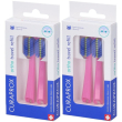 Curaprox testine di ricambio per spazzolino da viaggio ortho pink 2 pe