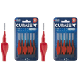 Curasept proxi t12 rosso/red6p set da 2 pz spazzolino denti