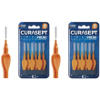 Curasept proxi t14 ara/orang6p set da 2 pz spazzolino denti