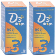 D3 drops 400 ui flaconcino 2,5 ml 2x2,5 ml gocce orali