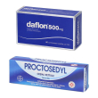 Daflon 60 compresse rivestite 500mg + proctosedyl crema 1 pz set