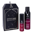 Defence man kit natale 2024 safe shave schiuma da barba antiirritazioni 200 ml + crema gel rivitalizzante 50 ml