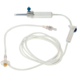 Deflussore euroset 34 con ago ipodermico da 21g 16x1 pz set di infusio