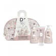 Dermarays baby cofanetto igiene con pochette + benessere doccia 200 ml + shampoo 200 ml + pasta zinco 100 ml