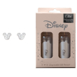 Disney orecchini mickey con cristalli bianchi