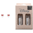 Disney orecchini minnie con fiocco rosso