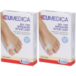Divaricatore gel toe spreader con anello di fissaggio al secondo dito