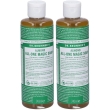 Dr. bronner’s sapone liquido 18-in-1 alla mandorla 240 ml 2x240