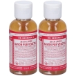 Dr. bronner’s sapone liquido 18-in-1 alla rosa 60 ml 2x60