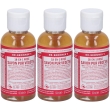 Dr. bronner’s sapone liquido 18-in-1 alla rosa 60 ml 3x60