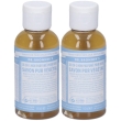 Dr. bronner’s sapone liquido 18-in-1 baby unscented 60 ml 2x60