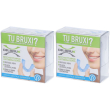 Dr. brux® bite notturno antibruxismo arcata dentale superiore set da 2